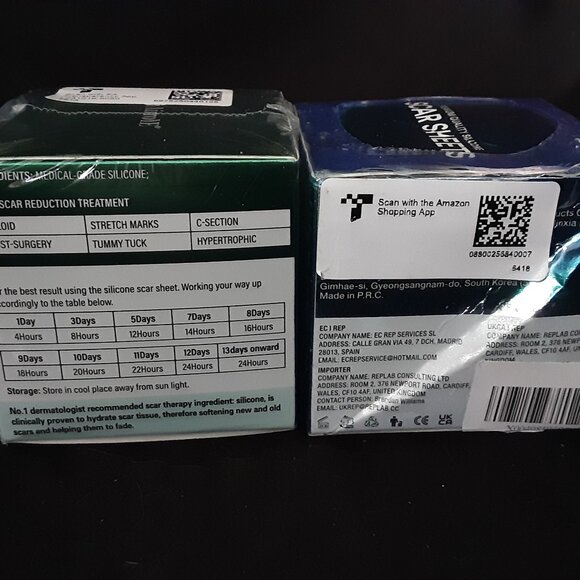 2 x New Silicone Scar Sheets, Silicone Scar Tape - Picture 2 of 5